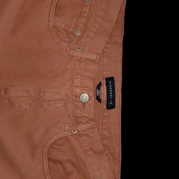 Aeropostale Size 10R 90's Baggy Mauve Jeans Holes Destroyed NEW with TAGS - Picture 4 of 7